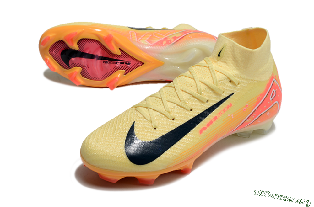 Nike Air Zoom Mercurial Superfly 10 Elite FG Football Boots - Yellow/Red/Black 0