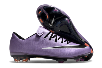Nike Mercurial Vapor 10 FG Football Boots - Purple/Black/White