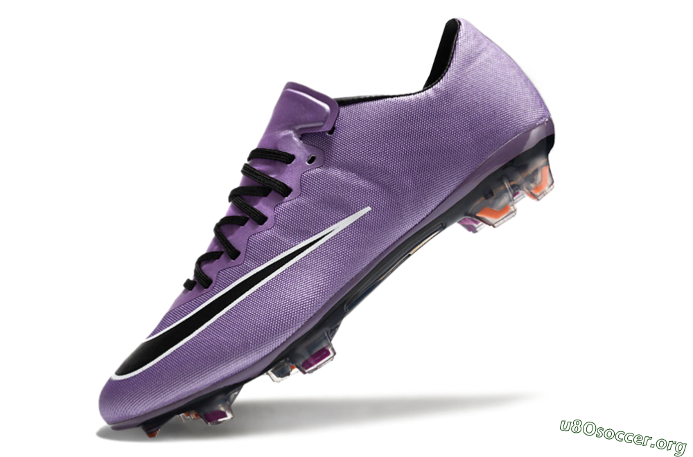 Nike Mercurial Vapor 10 FG Football Boots - Purple/Black/White 5