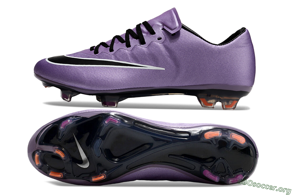 Nike Mercurial Vapor 10 FG Football Boots - Purple/Black/White 1