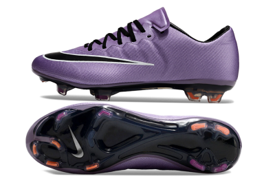 Nike Mercurial Vapor 10 FG Football Boots - Purple/Black/White