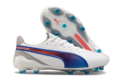 Puma Ultra Ultimate FG Football Boots - White/Blue/Red