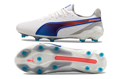 Puma Ultra Ultimate FG Football Boots - White/Blue/Red