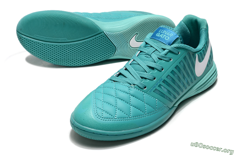 Nike Lunar Gato 2 IC Football Shoes - Jade/White 0