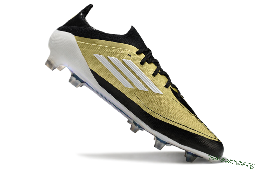 Adidas F50 Elite FG Football Boots - Gold/Black/White 4