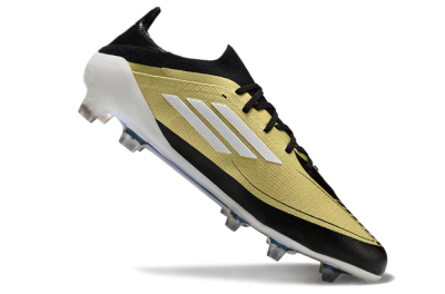 Adidas F50 Elite FG Football Boots - Gold/Black/White