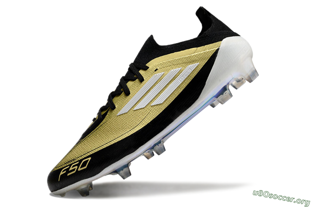 Adidas F50 Elite FG Football Boots - Gold/Black/White 5