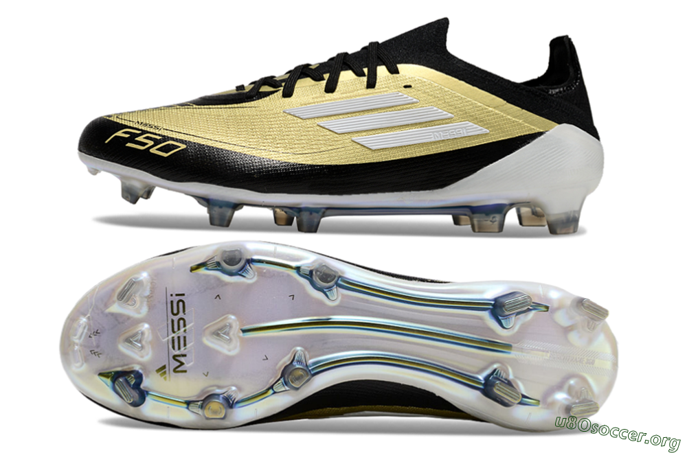 Adidas F50 Elite FG Football Boots - Gold/Black/White 1