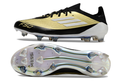 Adidas F50 Elite FG Football Boots - Gold/Black/White