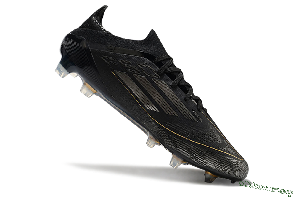 Adidas F50 Elite FG Football Boots - Black/Silver/Gold 4