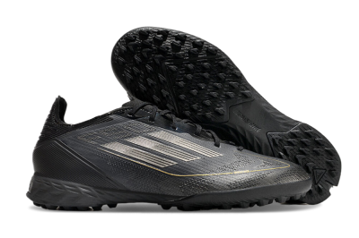 Adidas F50 Pro TF Football Shoes - Black/Silver/Gold