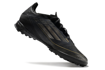 Adidas F50 Pro TF Football Shoes - Black/Silver/Gold