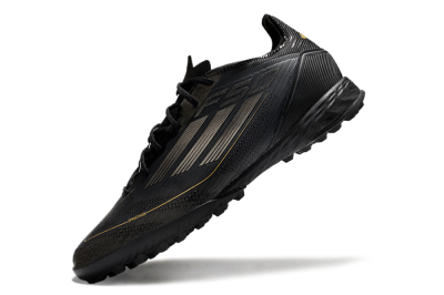 Adidas F50 Pro TF Football Shoes - Black/Silver/Gold