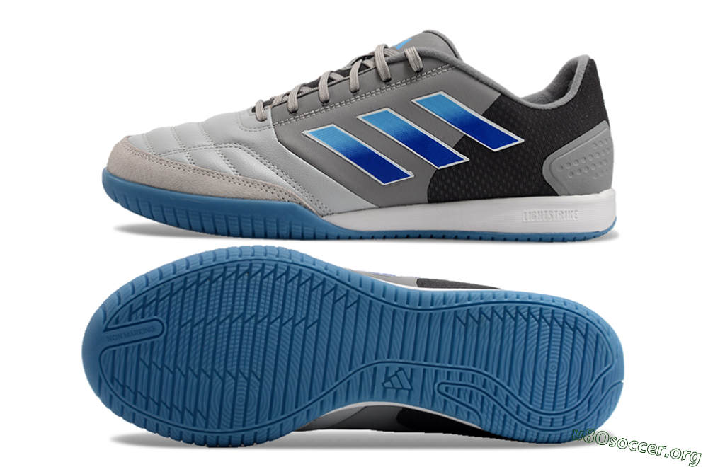 Adidas Top Sala Competition IC Football Shoes - Grey/Blue/White 1