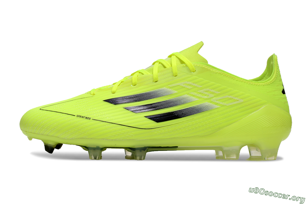 Adidas F50 Elite FG Football Boots - Yellow/Black 3
