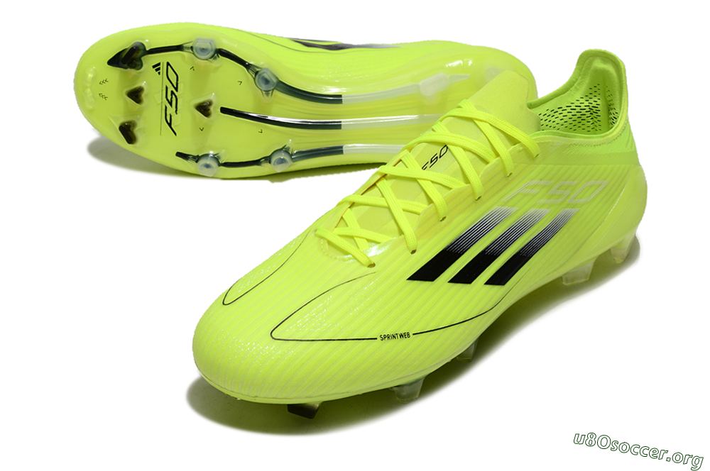 Adidas F50 Elite FG Football Boots - Yellow/Black 0