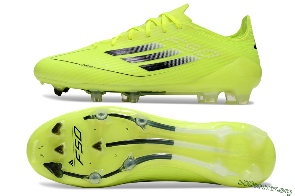 Adidas F50 Elite FG Football Boots - Yellow/Black 1