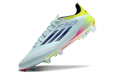 Adidas F50 Elite FG Football Boots - Jade/Blue/Yellow