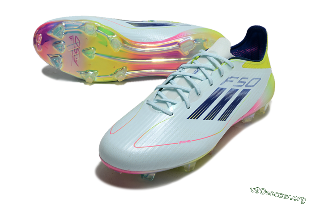 Adidas F50 Elite FG Football Boots - Jade/Blue/Yellow 0