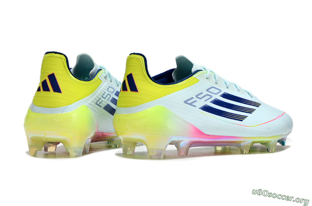 Adidas F50 Elite FG Football Boots - Jade/Blue/Yellow 6