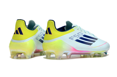 Adidas F50 Elite FG Football Boots - Jade/Blue/Yellow