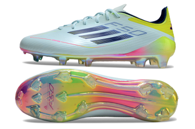 Adidas F50 Elite FG Football Boots - Jade/Blue/Yellow