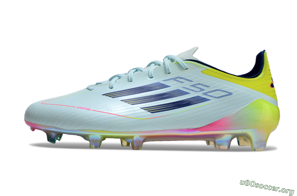Adidas F50 Elite FG Football Boots - Jade/Blue/Yellow 3