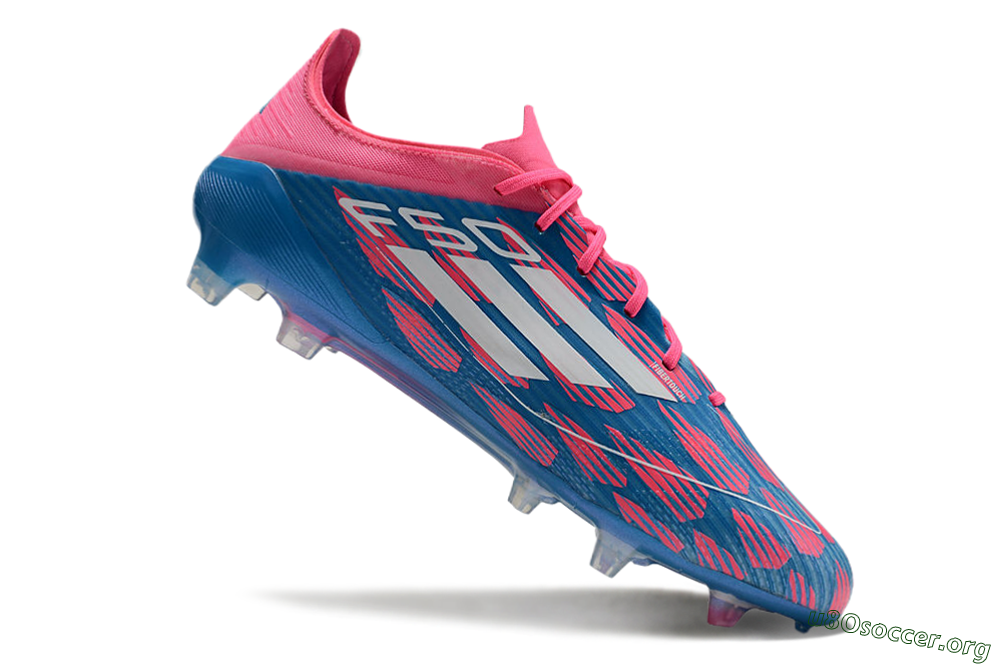 Adidas F50 Elite FG Football Boots - Blue/Red/White 4