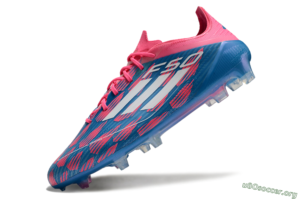 Adidas F50 Elite FG Football Boots - Blue/Red/White 5