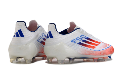 Adidas F50 Elite FG Football Boots - White/Red/Blue