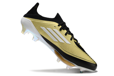 Adidas F50+ Lightstrike Pro FG Football Boots - Gold/Black/White