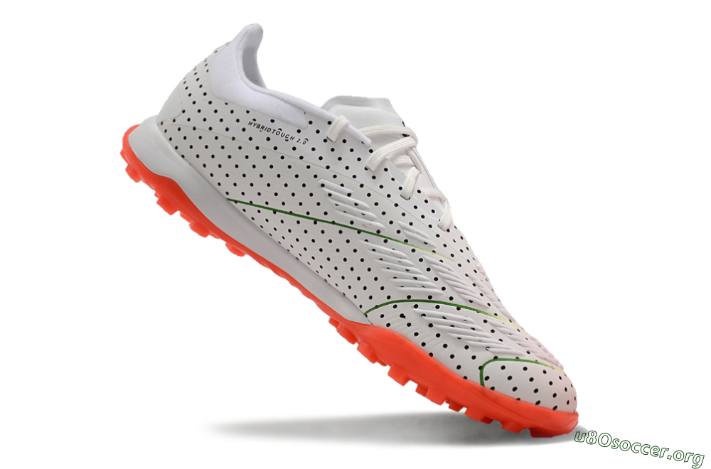 Adidas Predator 24 Elite TF Football Shoes - White/Black/Red 4