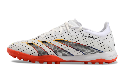 Adidas Predator 24 Elite TF Football Shoes - White/Black/Red