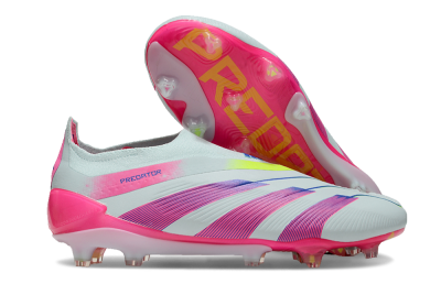 Adidas Predator Elite 24 Laceless FG Football Boots - Jade/Blue/Pink