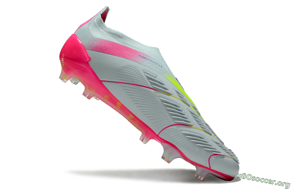 Adidas Predator Elite 24 Laceless FG Football Boots - Jade/Blue/Pink 4