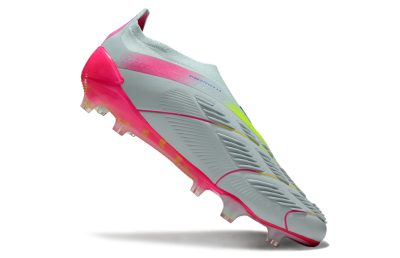 Adidas Predator Elite 24 Laceless FG Football Boots - Jade/Blue/Pink