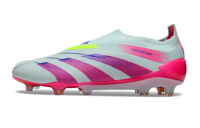Adidas Predator Elite 24 Laceless FG Football Boots - Jade/Blue/Pink