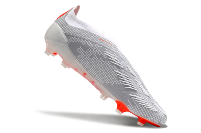 Adidas Predator Elite 24 Laceless FG Football Boots - Grey/Red/White