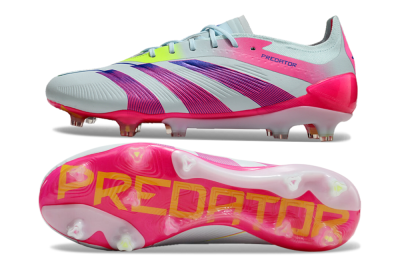 Adidas Predator 24 Elite FG Football Boots - Jade/Blue/Pink