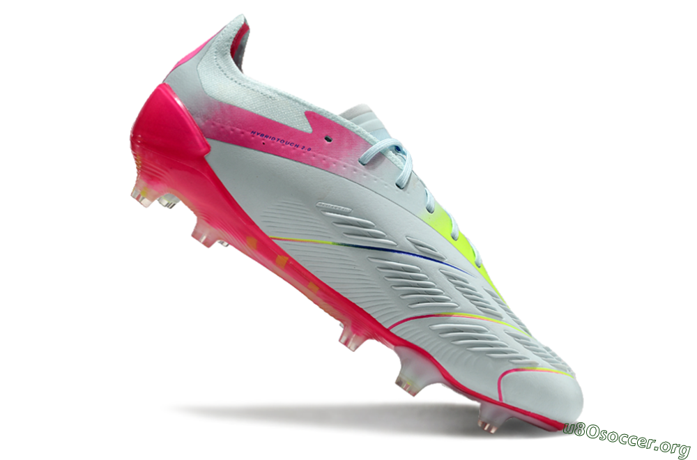 Adidas Predator 24 Elite FG Football Boots - Jade/Blue/Pink 4