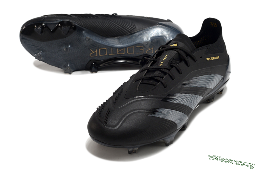 Adidas Predator Elite 24 FG Football Boots - Black/Silver/Yellow 0