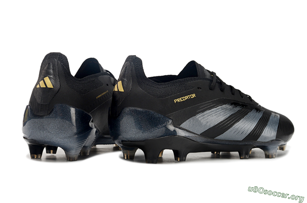Adidas Predator Elite 24 FG Football Boots - Black/Silver/Yellow 6