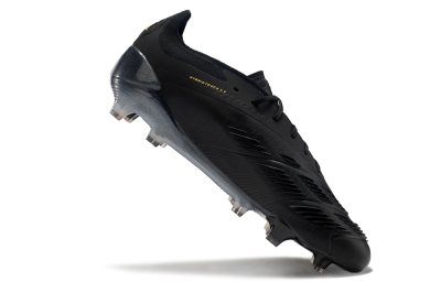 Adidas Predator Elite 24 FG Football Boots - Black/Silver/Yellow