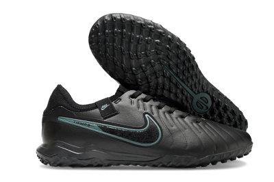 Nike Tiempo Legend 10 Pro TF Football Shoes - Black/Jade