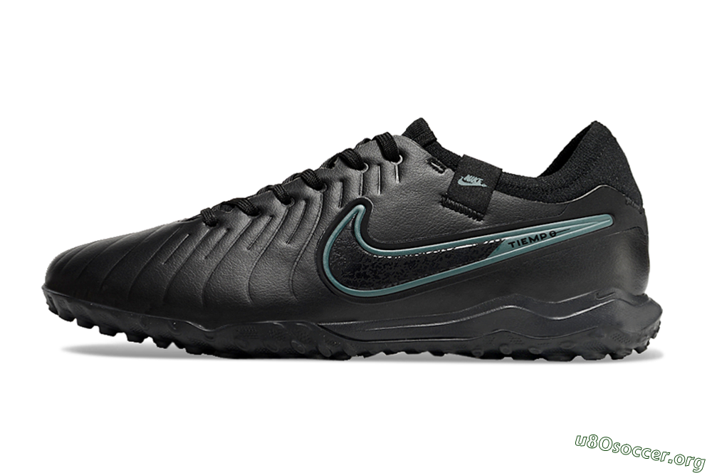Nike Tiempo Legend 10 Pro TF Football Shoes - Black/Jade 3