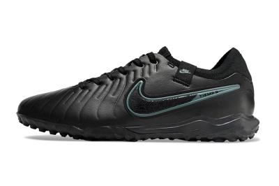 Nike Tiempo Legend 10 Pro TF Football Shoes - Black/Jade