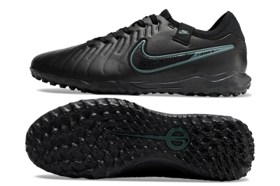 Nike Tiempo Legend 10 Pro TF Football Shoes - Black/Jade