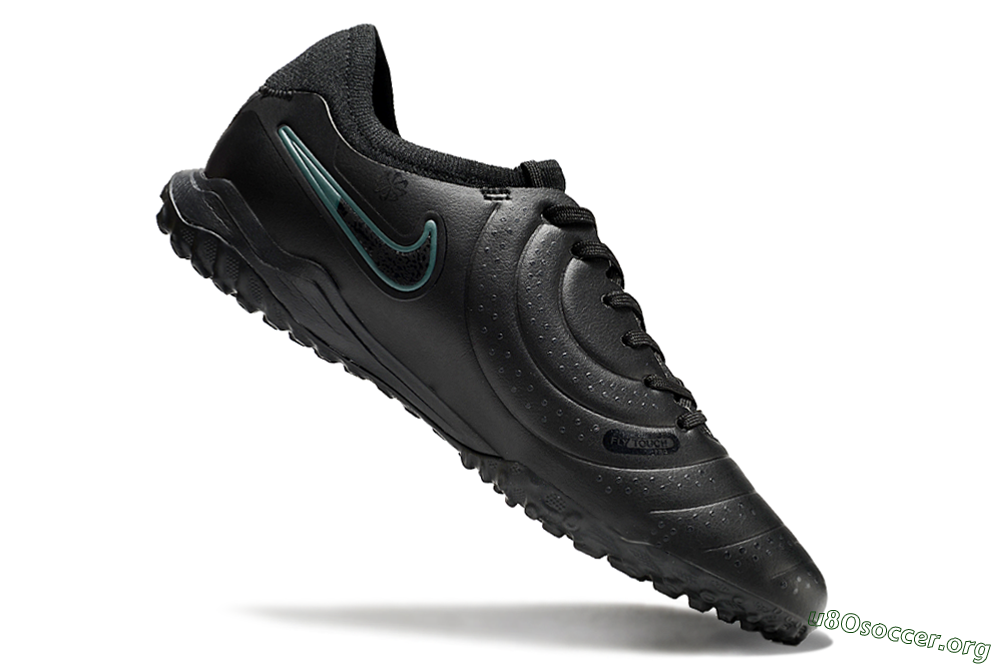 Nike Tiempo Legend 10 Pro TF Football Shoes - Black/Jade 4