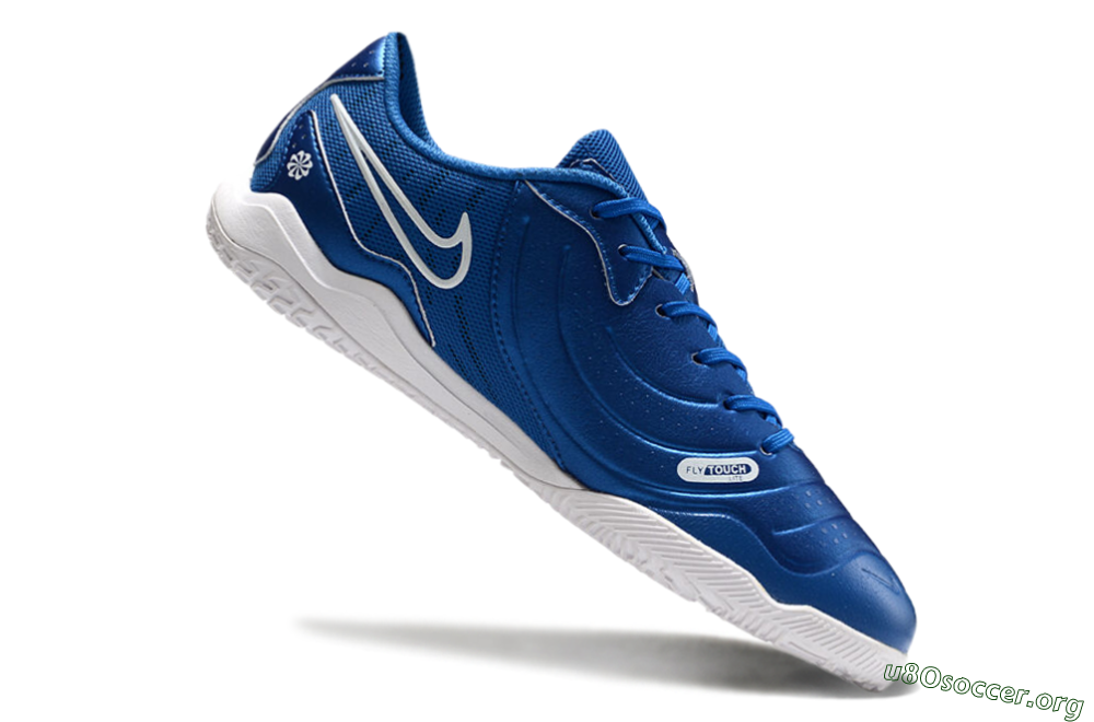 Nike Tiempo Legend 10 Academy IC Football Shoes - Blue/White 4