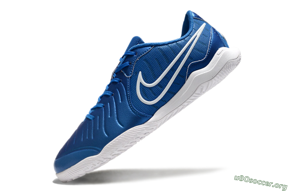 Nike Tiempo Legend 10 Academy IC Football Shoes - Blue/White 5